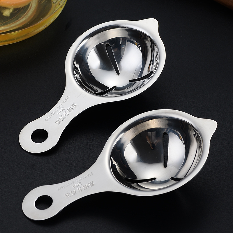 Kitchen Gadgets 304 Stainless Steel Egg White Separator Household Kitchen Egg Filter Diy Baking Artifact details Picture