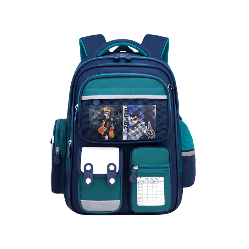 2024 New Primary School Students Multi-Layer Large Capacity Grade One To Six Oxford Cloth Backpack For Male And Female Students Item Picture