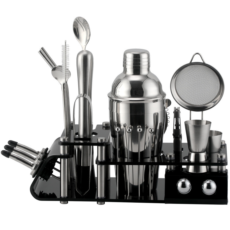 Cruiser Shaker 24-Piece Set Shaker Shaker Cocktail Bar Tool Set Bartender Set Specification drawing