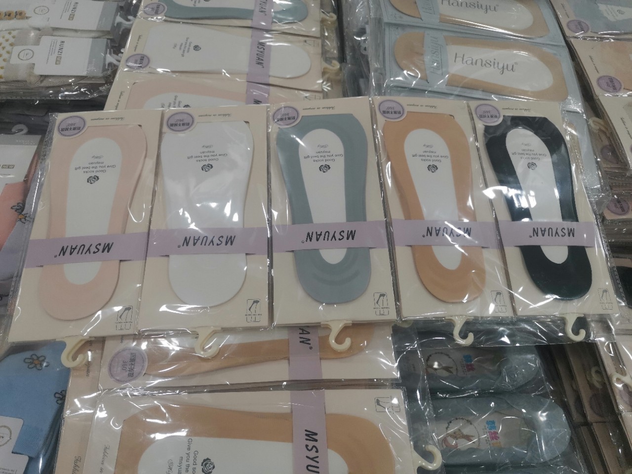 Messi edge 9085 verano nueva llegada invisible calcetines de silicona liga set