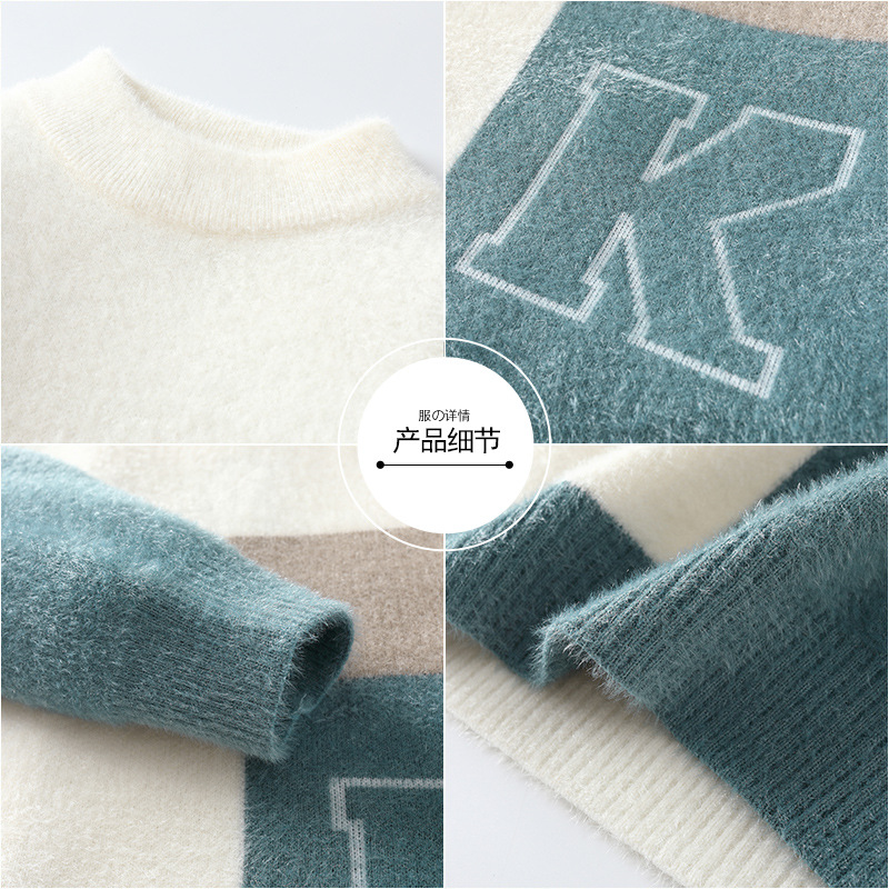 The new 2024 spring and autumn style of mink fur jacket for men, with a warm and fluffy inner layer and base layer, is a trendy and stylish top for young people Application Scenario