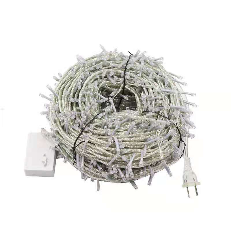 LED圣诞灯/闪灯串灯户外/霓虹灯满天星白底实物图