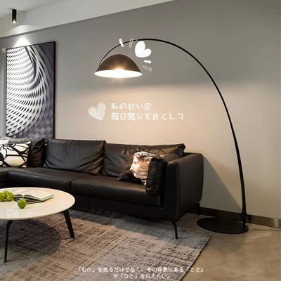 Fishing light floor lamp modern simple living room sofa lamp Nordic creative minimalist net red small red book vertical table lamp thumbnail