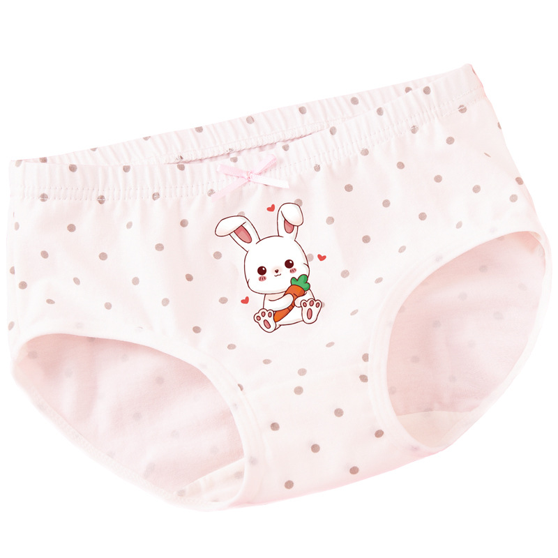 Children's underwear, girls' and babies' pure cotton triangle flat corner 100% summer thin girls' shorts, all-cotton four-corner pants Item Picture