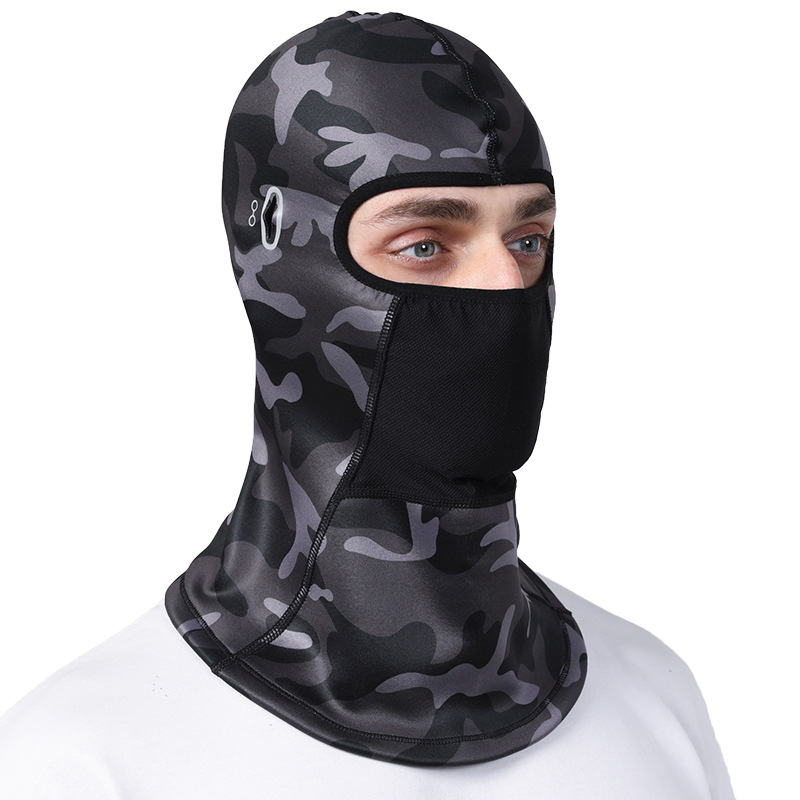 Warm Riding Mask Motorcycle Helmet Head Balaclava Wind Neck Sleeve Ski Mask Winter Specification drawing