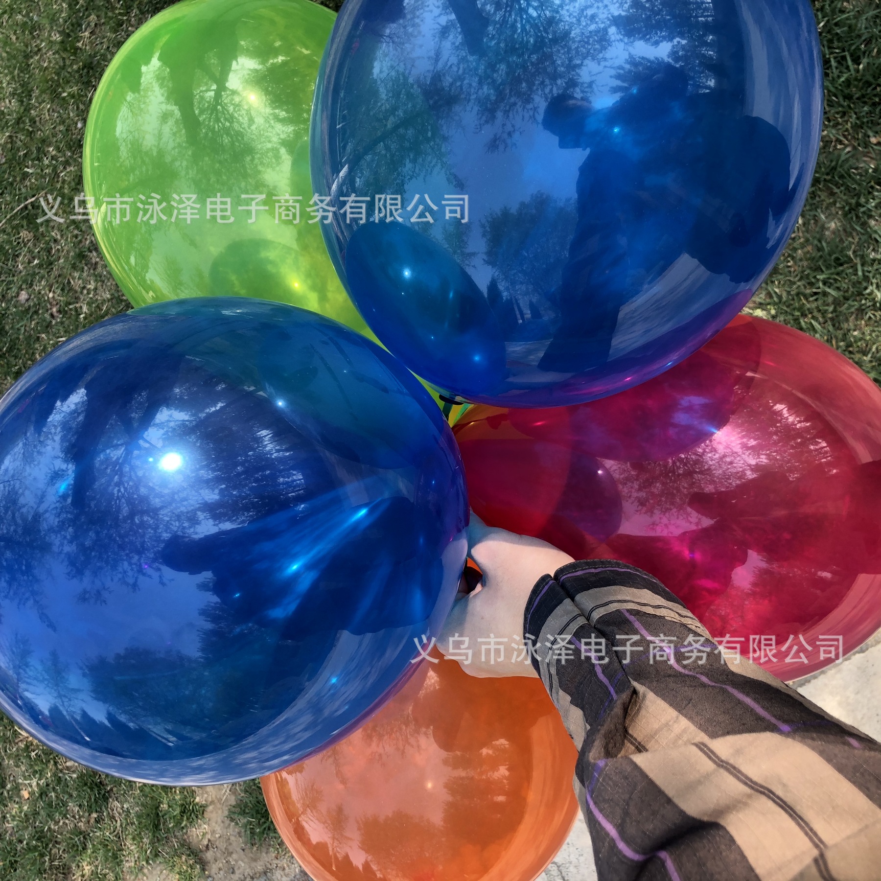 Factory wholesale gemstone, crystal, latex balloons, transparent balloons, birthday party decoration and arrangement 10-inch details Picture