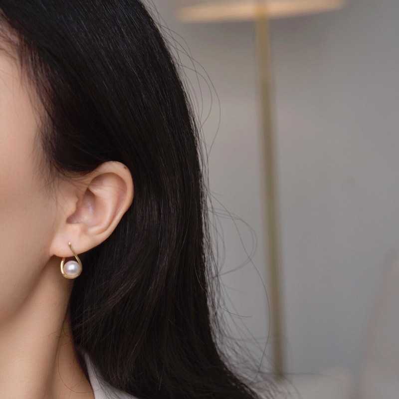 Niche Light Luxury Pearl Earrings Design High Sense Fashion Temperament New Tide Studs Sen All Matching Personality Earrings details Picture