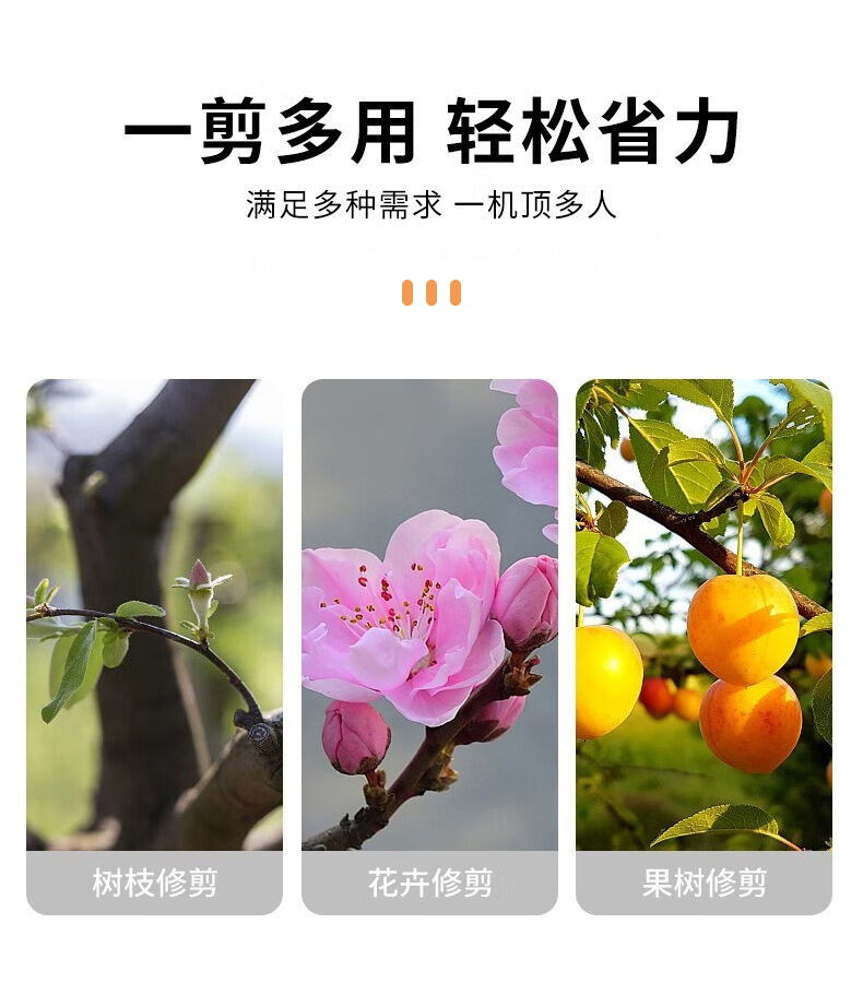 新款修枝剪果树树枝剪电剪刀户外快速无线电动园林剪刀厂家批发详情7