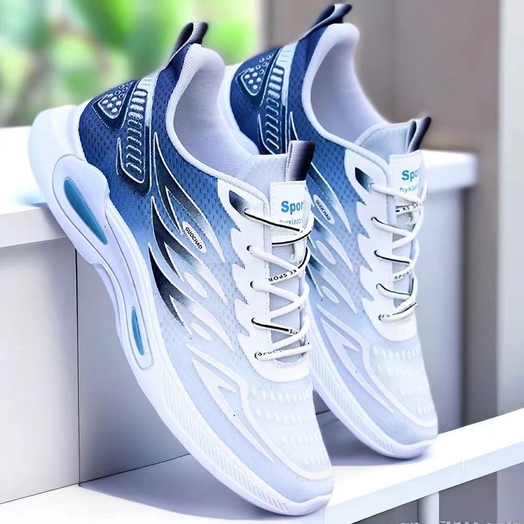 Men's Shoes 2024 New Fashion Trend Network Sports Casual Shoes Students Soft Sole Comfortable Running Shoes Specification drawing