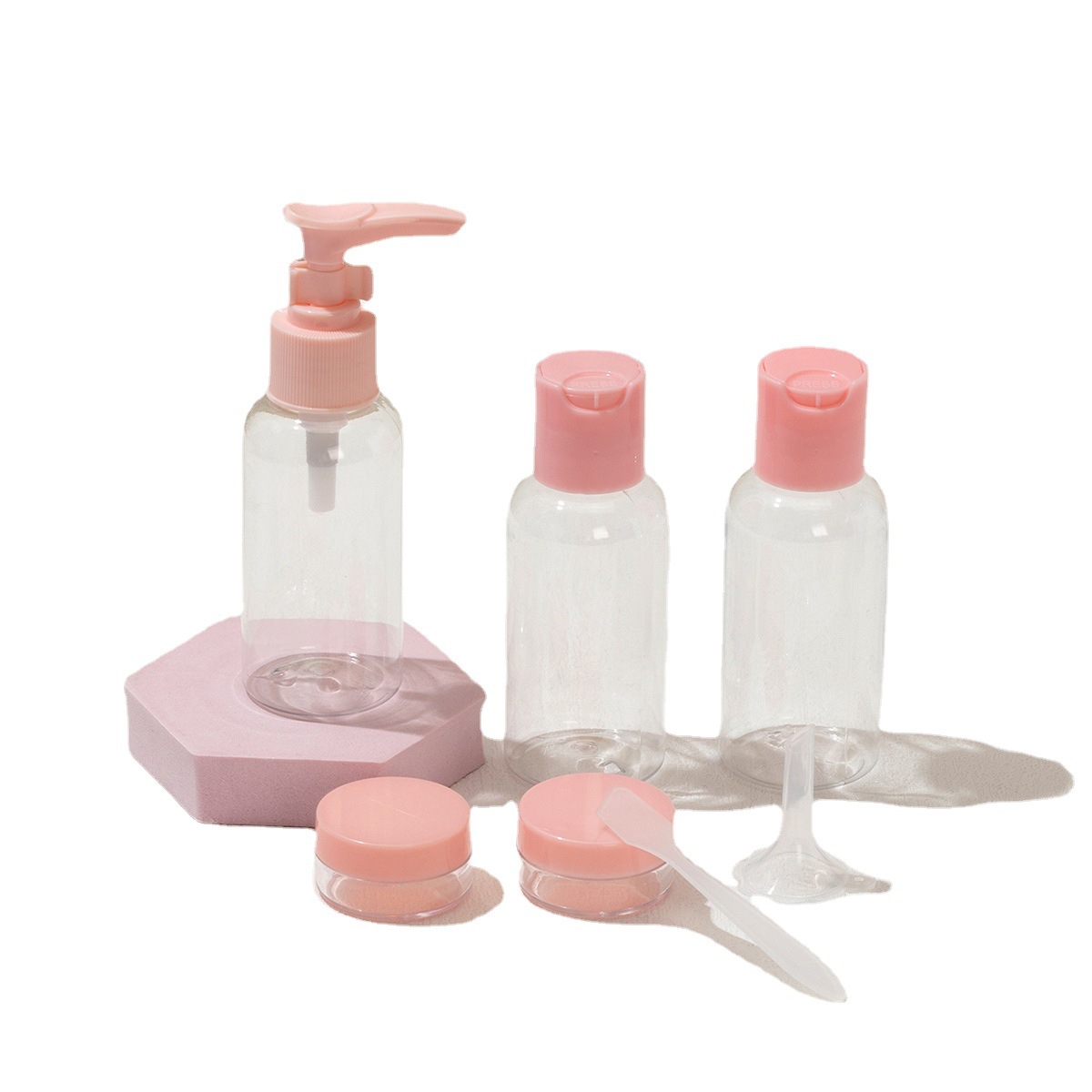 Travel Dispenser Spray Bottle Travel Set Small Sample Bottle Portable Skin Care Hydration Cosmetics Empty Bottle Small Watering Can Item Picture