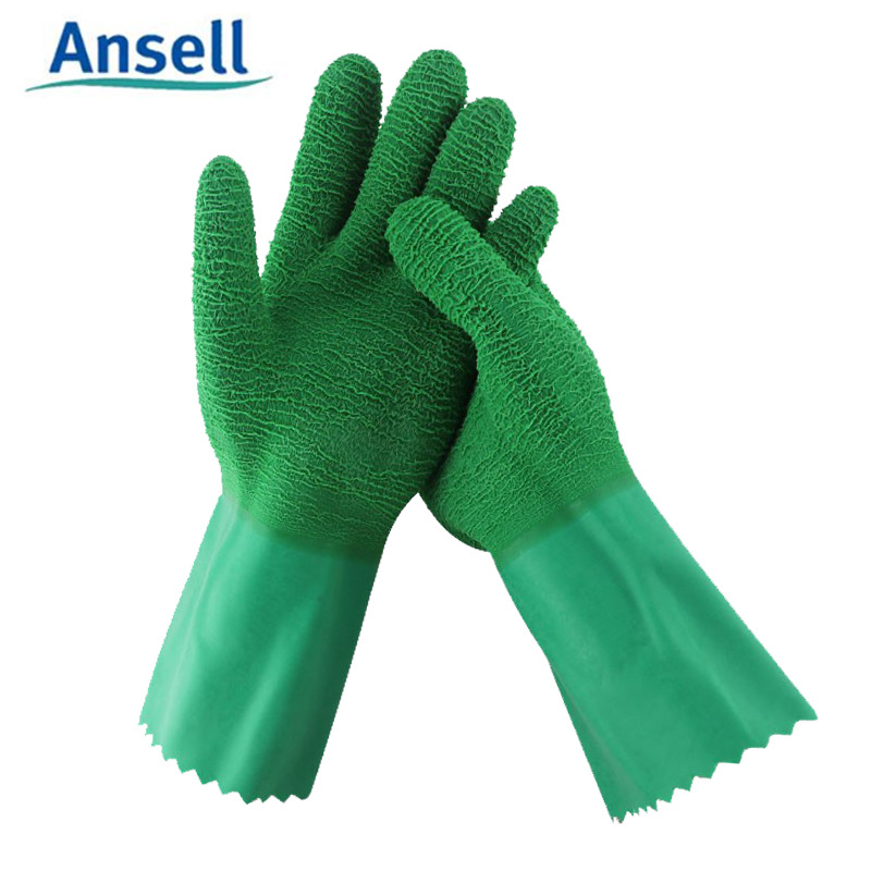 安思尔 Ansell 16-650 防烫手套防水隔热水烫高温防蒸汽橡胶手套a