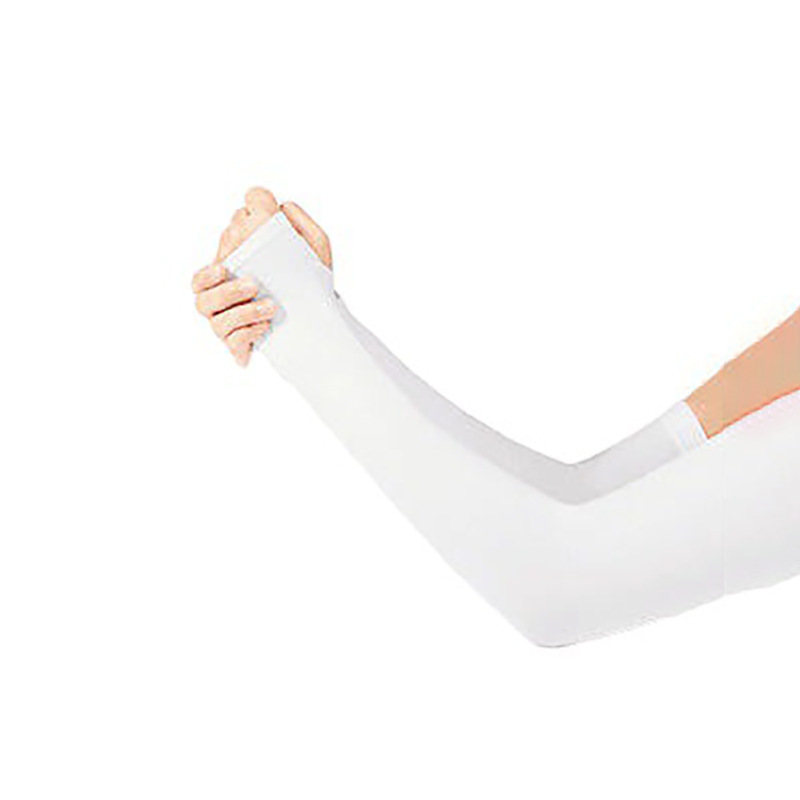 Customized wholesale of sports mosquito repellent ice sleeves, sun protection sleeves, ice silk sleeves, outdoor cycling, summer sun protection solid color sleeves Item Picture