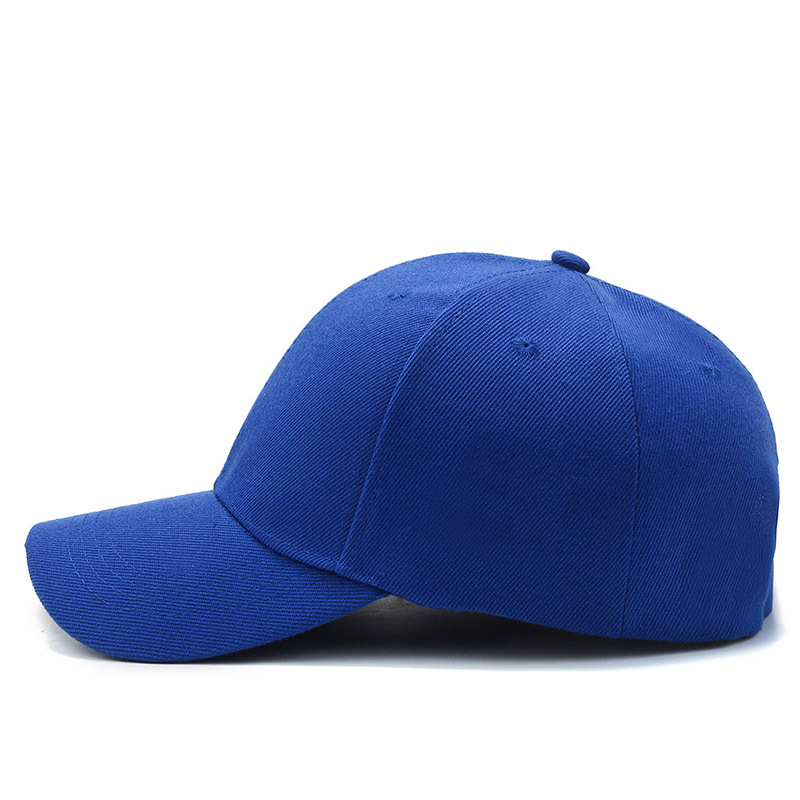 In the spring of 2022, a new Korean-style simple and fashionable outdoor casual baseball cap with a glossy blue plate is launched, providing sun protection and shade Specification image
