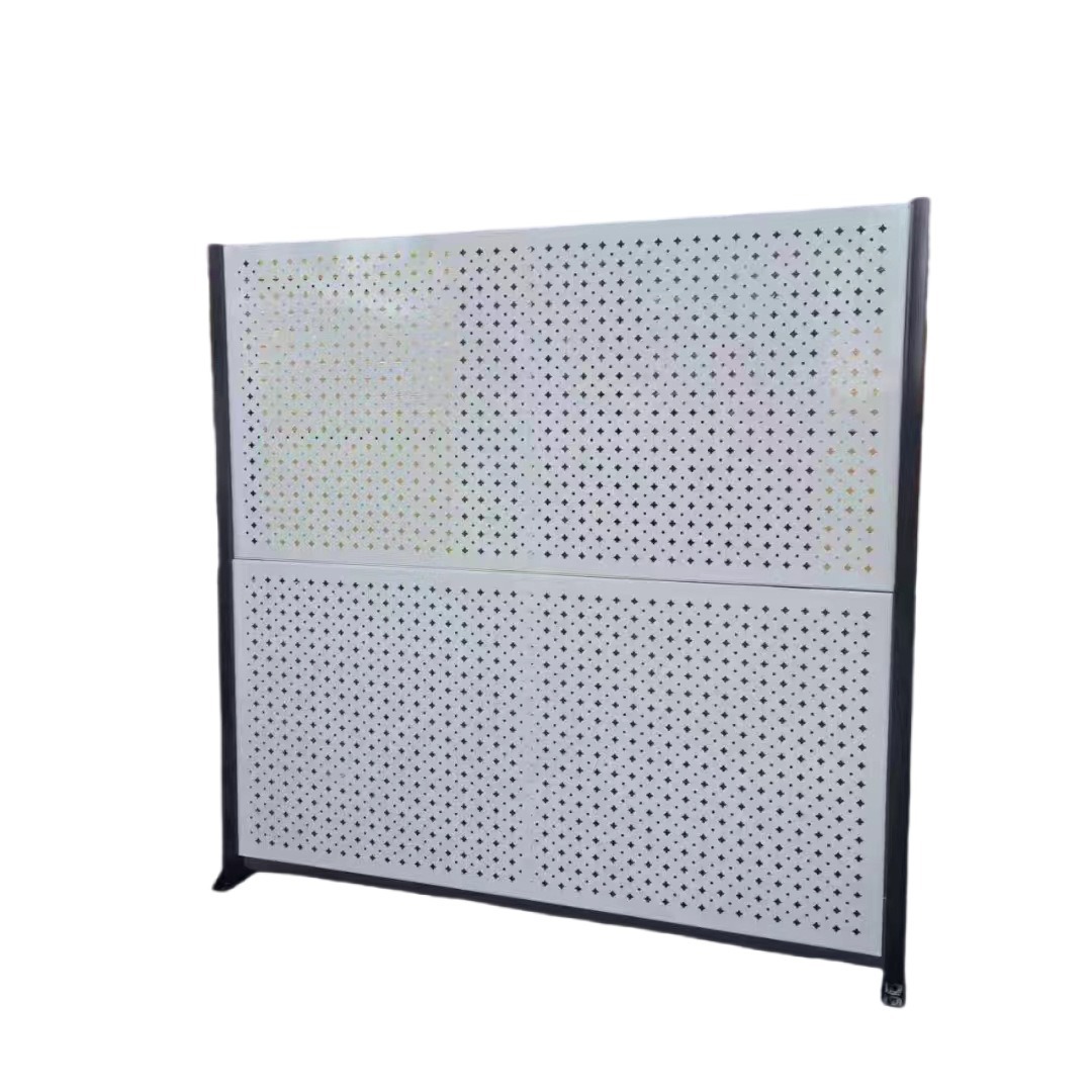 护栏网厂家现货车间仓库通道安全防护网隔离网冲孔网观光护栏网详情图5