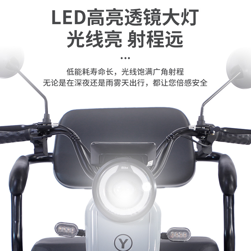 Manufacturers Direct Sales Of New Yabo X3 Electric Tricycle Elderly Mobility Scooter Women Pick Up Children Small Battery Car Application Scenario