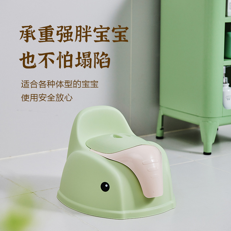 Children's toilet bowls, baby urinals, toilet bowls, children's training toilet, cartoon elephant toilet bowls Specification drawing