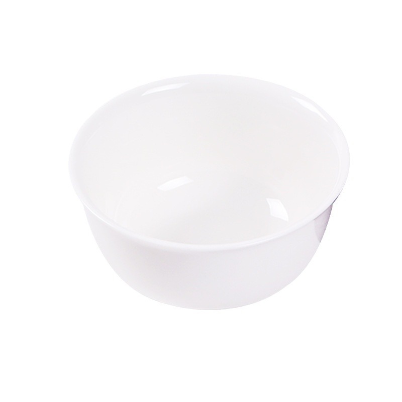 Ceramic Tableware Rice Rice Bowl Household Noodle Bowl Ceramic Soup Bowl Hotel White Small Bowl Porridge Bowl Gift Bowl Specification drawing