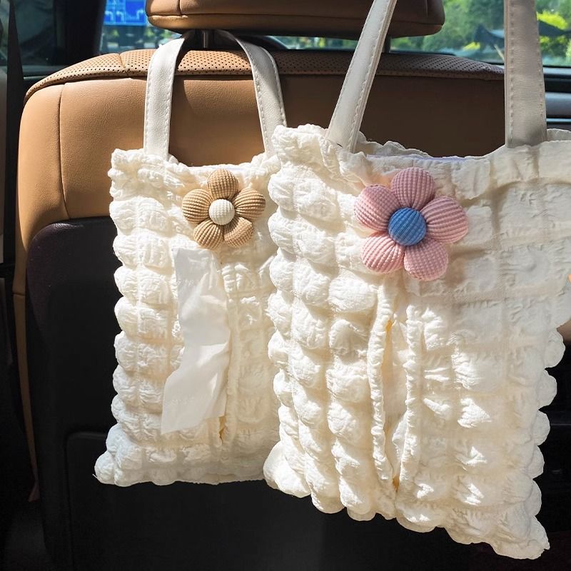 Car tissue box Tissue bag hanging creative cute car paper box car storage interior decoration supplies complete Specification drawing