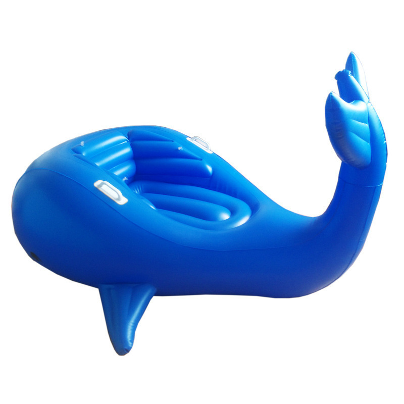 加厚PVC水上充气鲸鱼沙发海豚动物浮排成人儿童水上玩具详情图4