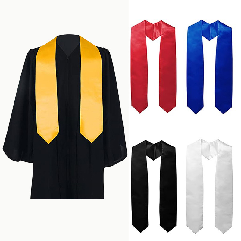 For the graduation season of junior high school, senior high school, university and postgraduate students, there are sashes, shoulder straps, solid-colored graduation ceremony ribbons, and silk shawls for honor conferral