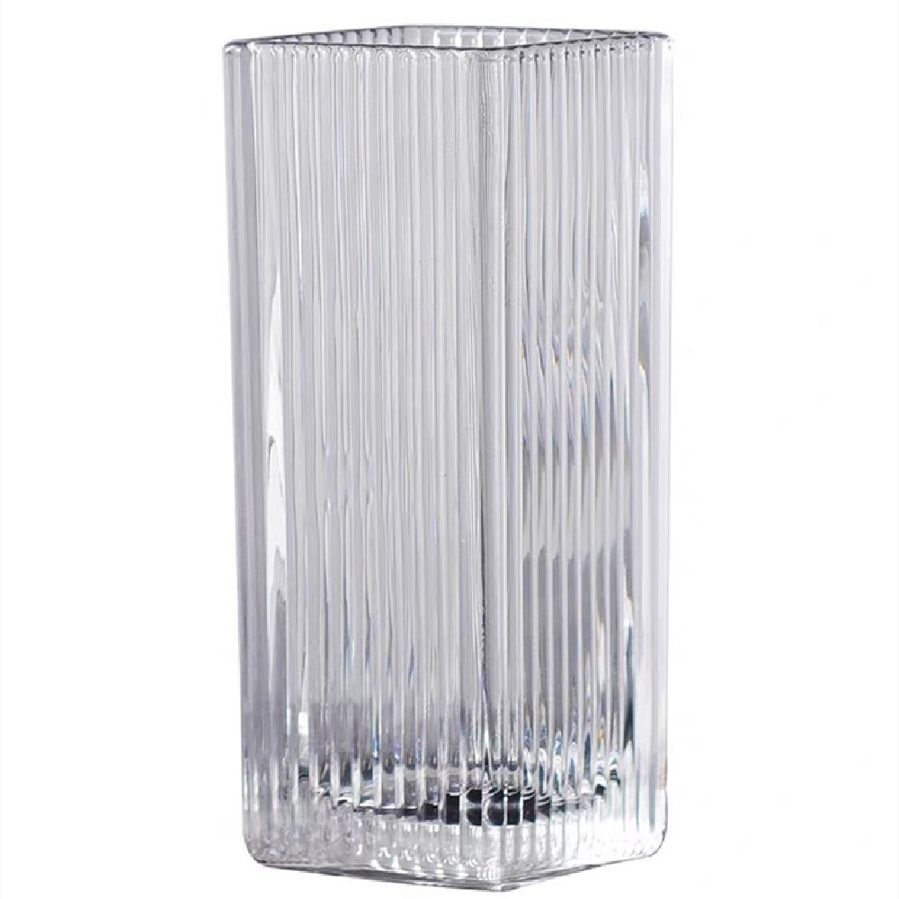 Transparent glass vases, creative and simple living room style, light luxury and water-grown fresh flower arrangements, dried flower ornaments Item Picture