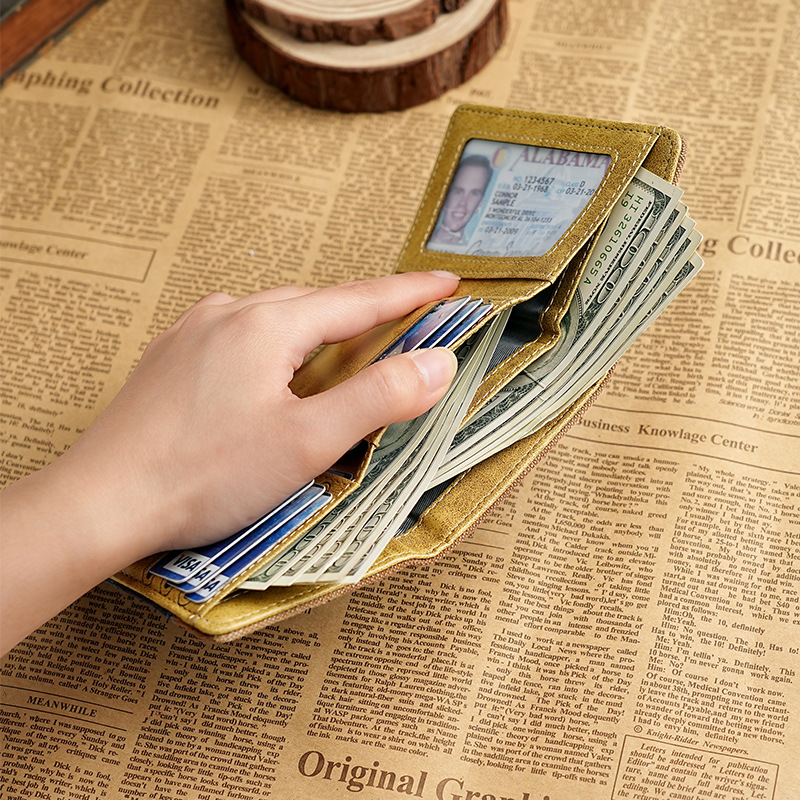 男士钱包实物图