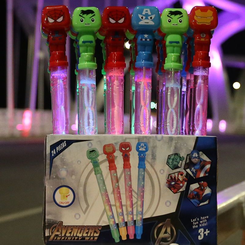 Large children's cartoon blow bubble wand bubble water supplement foam foam sword West sword park stall wholesale toys