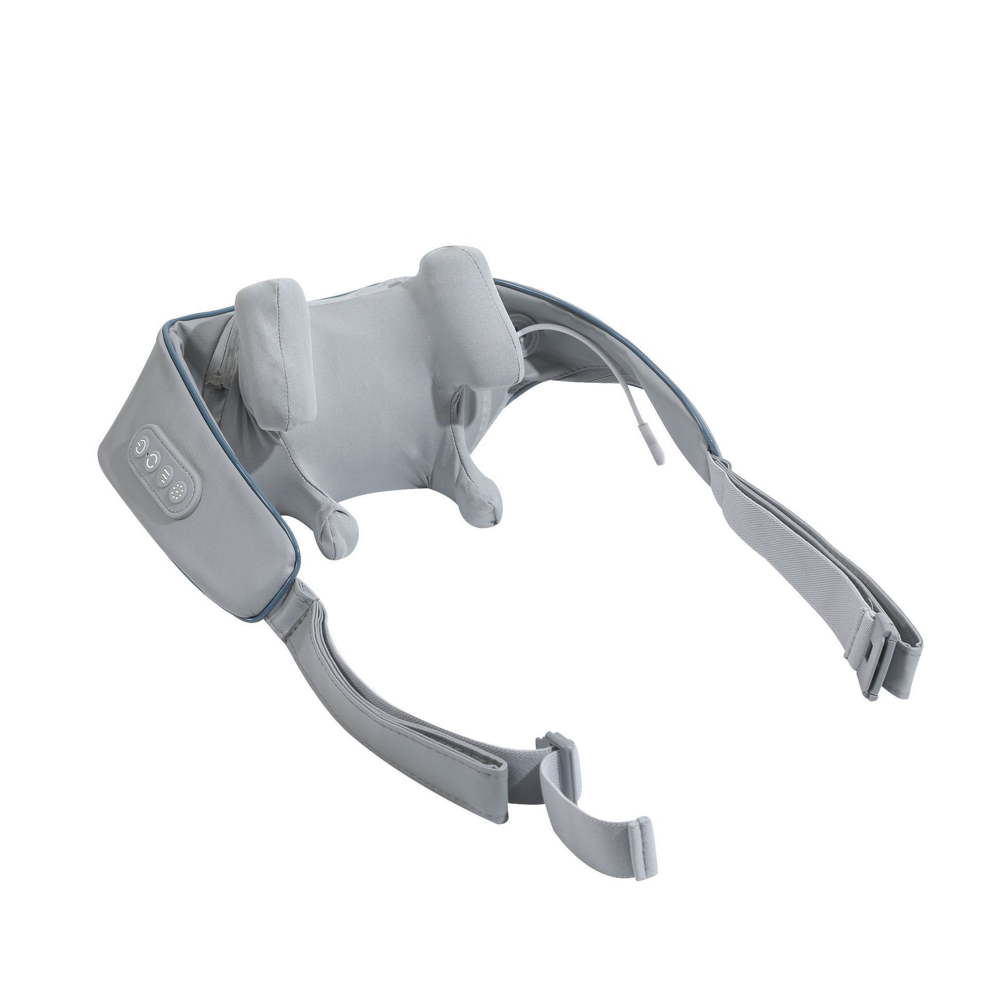 按摩/围巾/肩颈按摩仪/发热披肩白底实物图