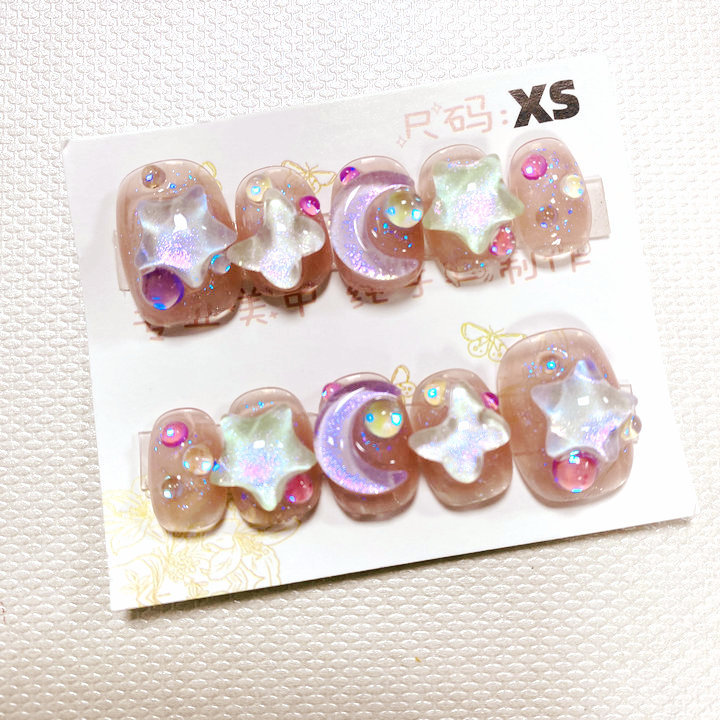 穿戴甲/美甲/儿童美甲/指甲贴/美甲贴纸细节图