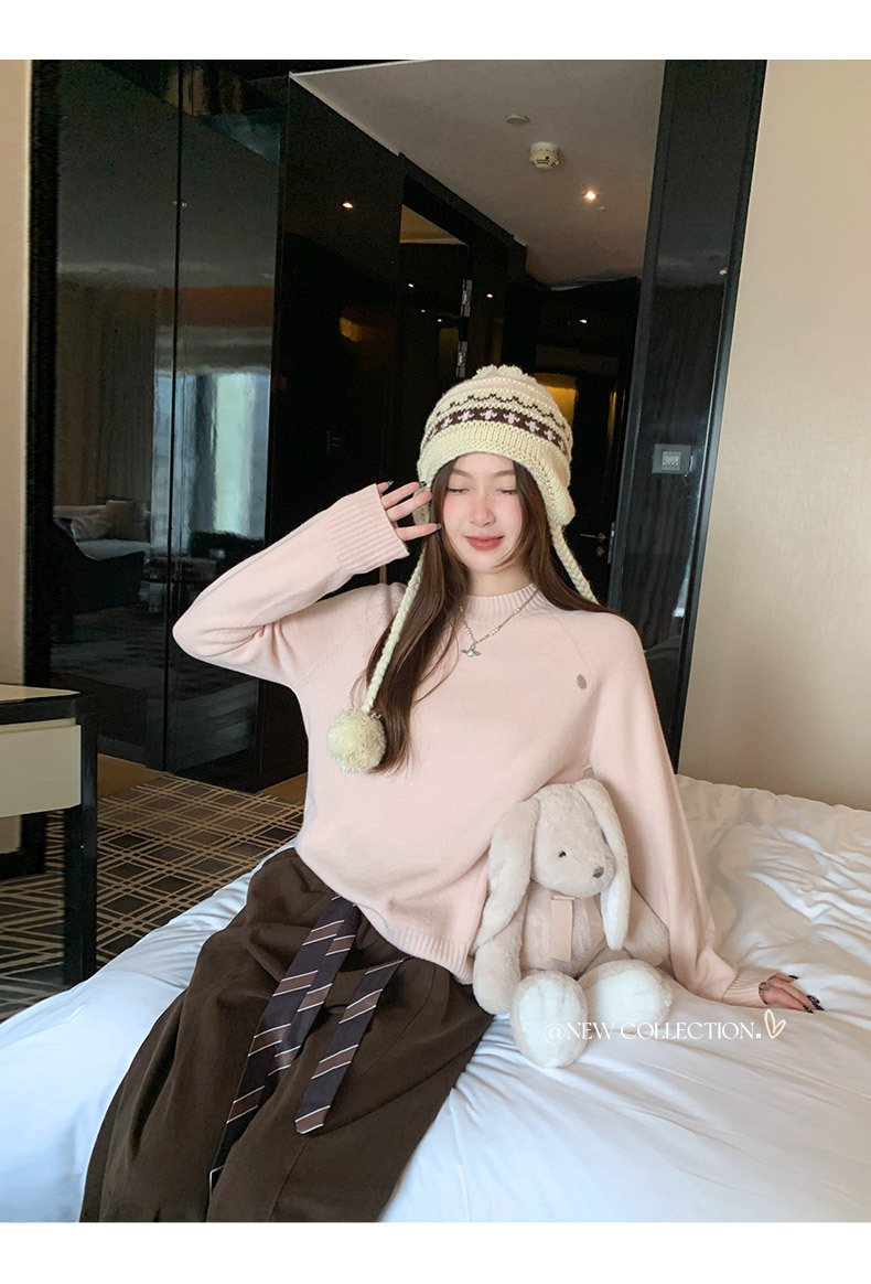 毛衣女秋冬2025新款无缝一体时髦洋气修身百搭显瘦针织上衣详情20