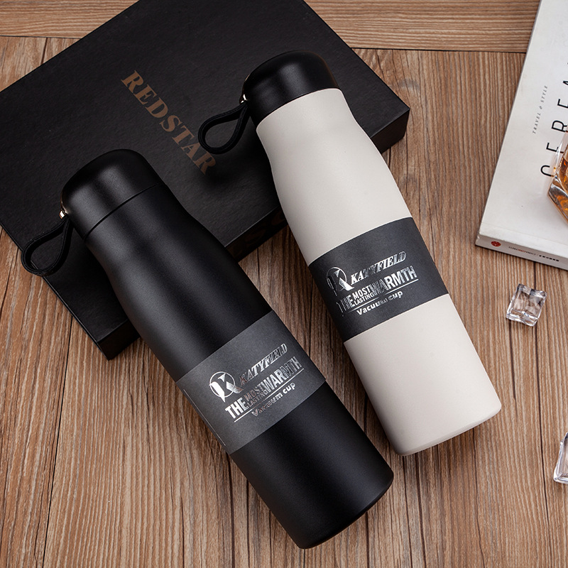 Cross-border 304 outdoor sports water bottle, large-capacity stainless steel insulated portable hand-held space pot Specification image