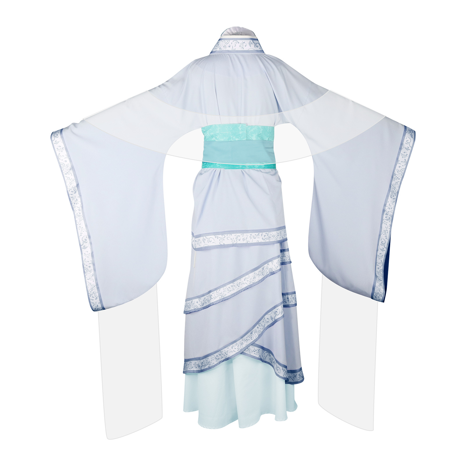 The whisper of the girl from the national Trend pharmacy cosplay in a white dress of the Ren family, a traditional costume for a female Hanfu set, and a cosplay costume Application Scenario