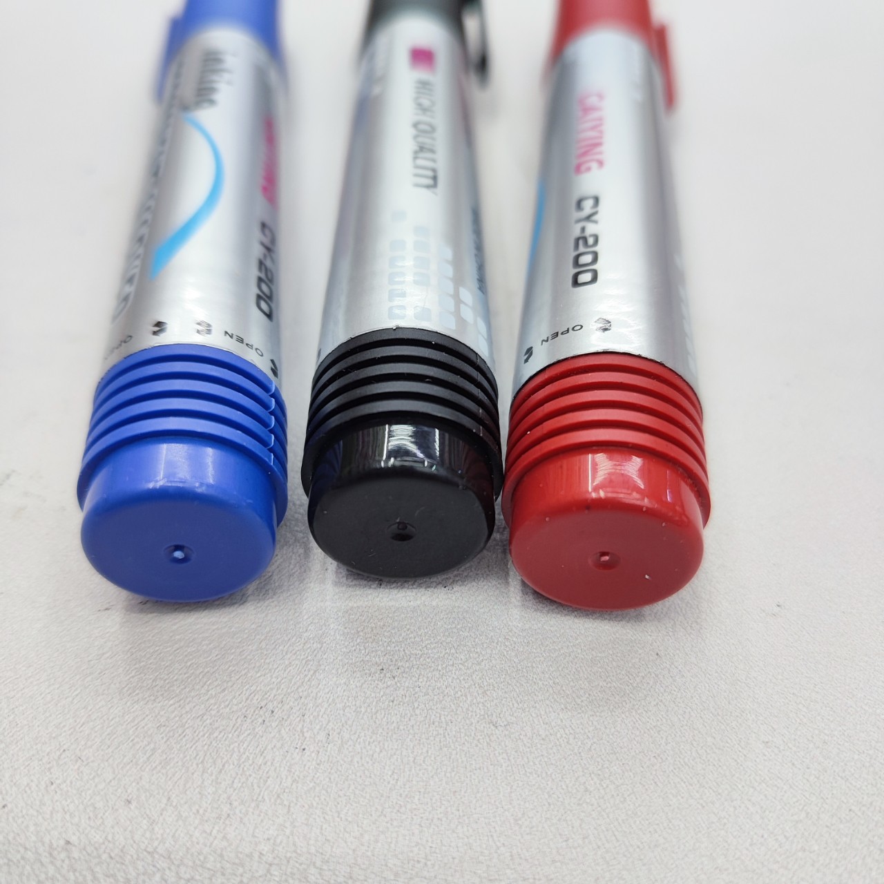 Cy-200 Oil Round Head 10 Cutter Head Oblique Marker Waterproof Three-Color Marker Caiying Application Scenario