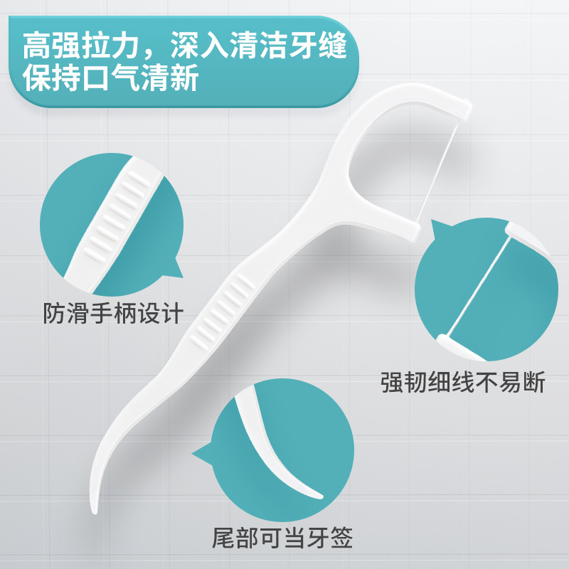 牙签、牙线实物图