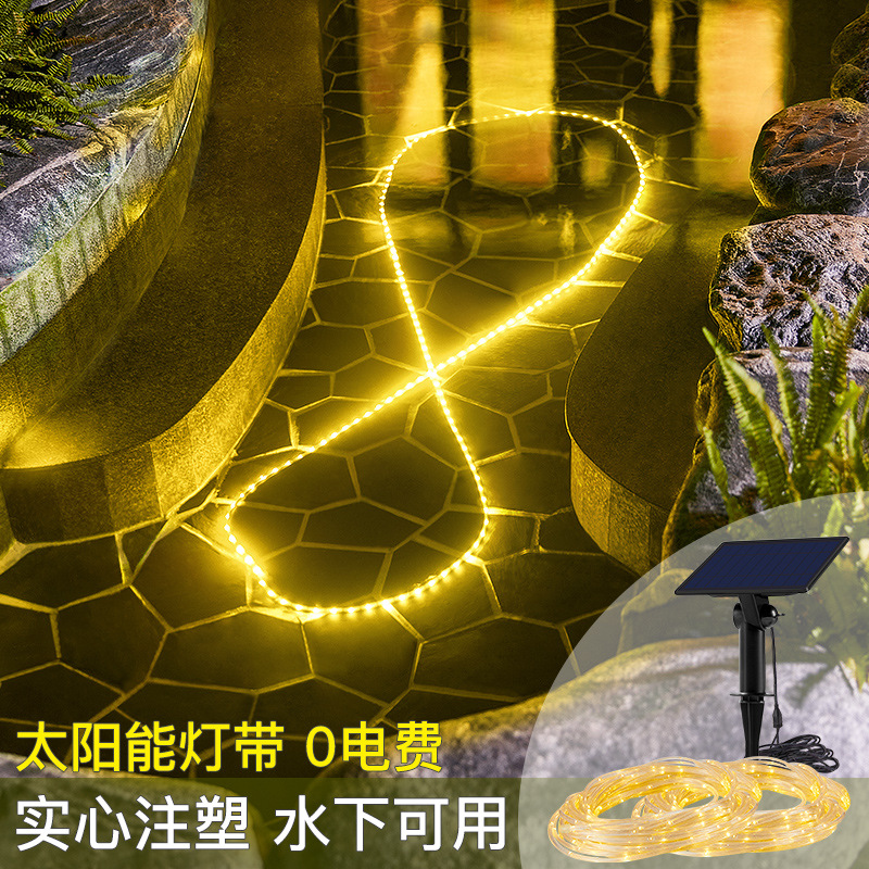 Solar Lights With Outdoor Waterproof Courtyard Full Of Star Lights String Outdoor Led Line Lights Garden Atmosphere Decorative Lights details Picture