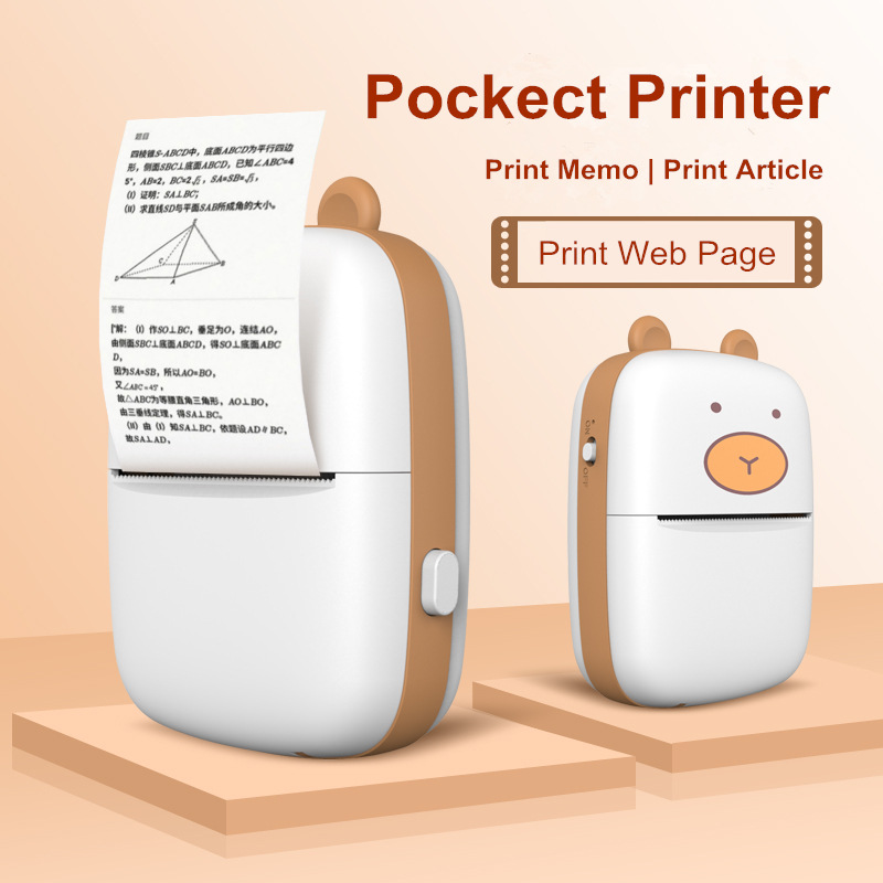 跨境专供便携打印机改错题整理助手迷你口袋照片打印机错题打印机详情图5