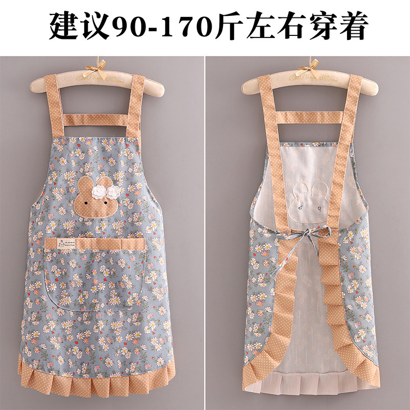 家务围裙、袖套实物图