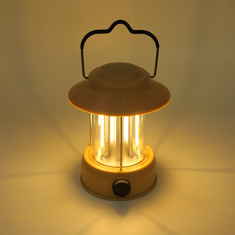 Bluetooth retro camping lamp, ultra-long battery life, outdoor lighting lantern, tent atmosphere light, portable campsite camping lamp Specification image