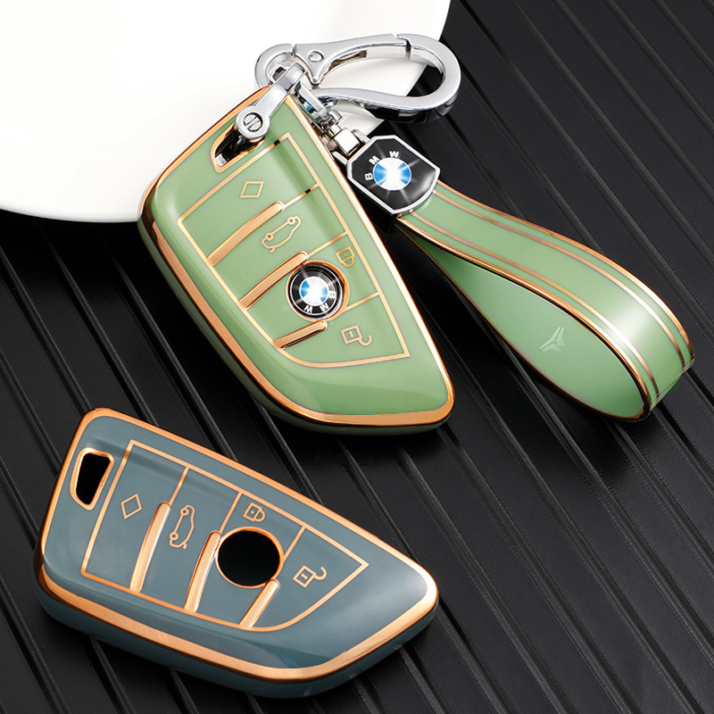 金边汽车钥匙包 适用于宝锋钥匙壳新款 5系TPU软胶钥匙套批发详情图4