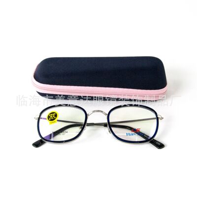 学生儿童光学镜轻便拉链眼镜盒近视镜眼镜盒眼镜收纳盒详情图1