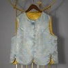 This is a new Chinese-style waistcoat for women in spring and autumn, featuring a retro, high-end, and simple Chinese-style buttoned embroidery jacquard top details Picture