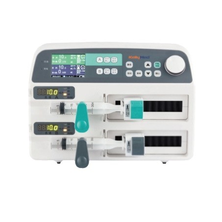 Cross-border exclusive dual-channel injection pump KL-702 type medical infusion pump, intelligent micro-vein constant-speed injection pump Item Picture