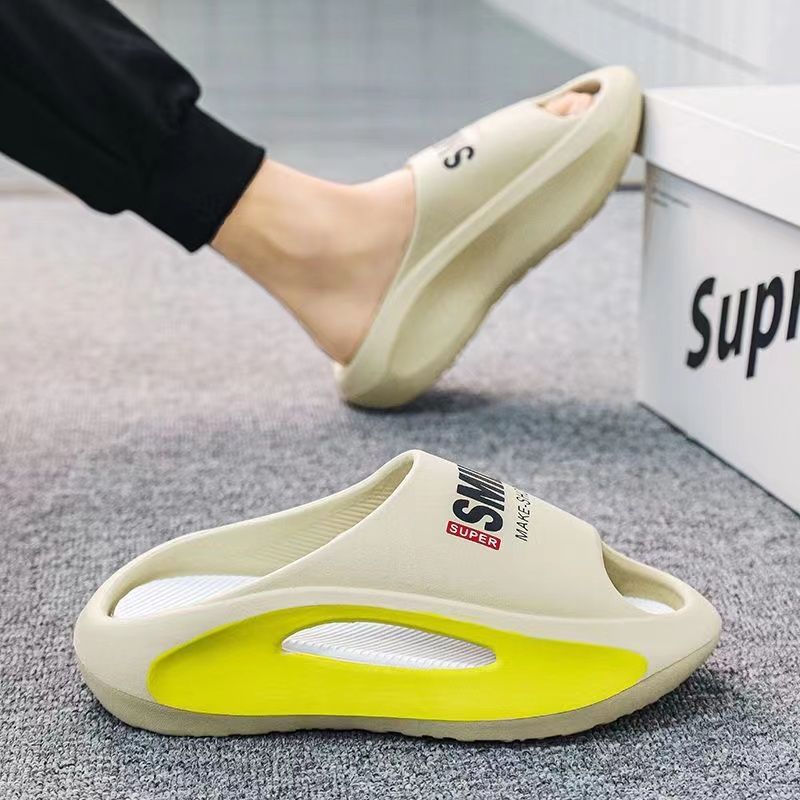 Cross Border Thick Soled Summer Slippers Male Couple Stepping On Shit Slippers Female Fashion All Wear Lightweight Eva Flip-Flops Application Scenario