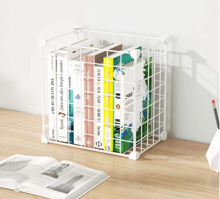 Transparent bookshelf on the student's desk Item Picture