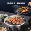 Household outdoor charcoal round barbecue grill Specification image