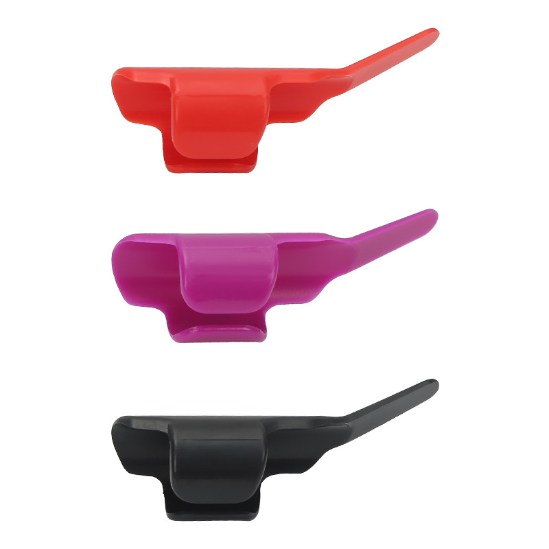 Colored plastic sewing finger cover diy patchwork tool Finger thread controller Sewing crochet and crimping protection finger cover Item Picture