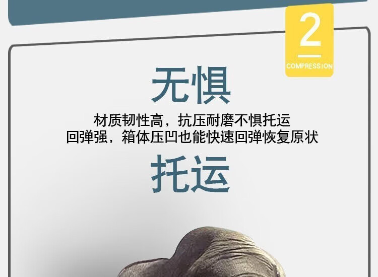 【严选工厂】行李箱女网红复古20寸小型旅行拉杆箱24寸学生皮箱详情5