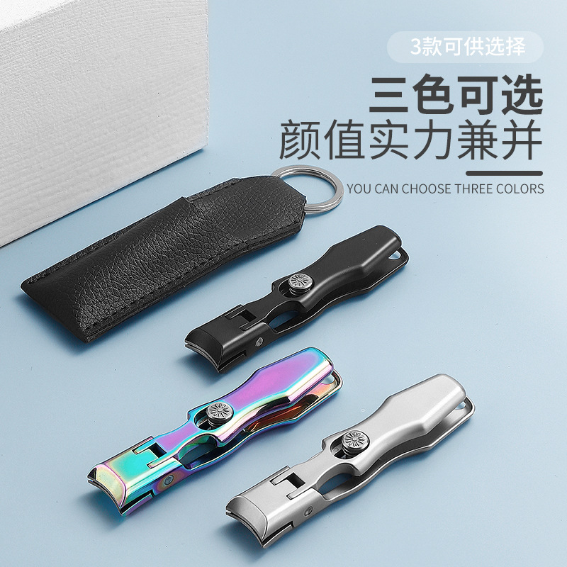 Stainless steel large anti-splash nail clippers, large opening nail clippers, single set, portable nail clippers for treating onychomycosis Application Scenario