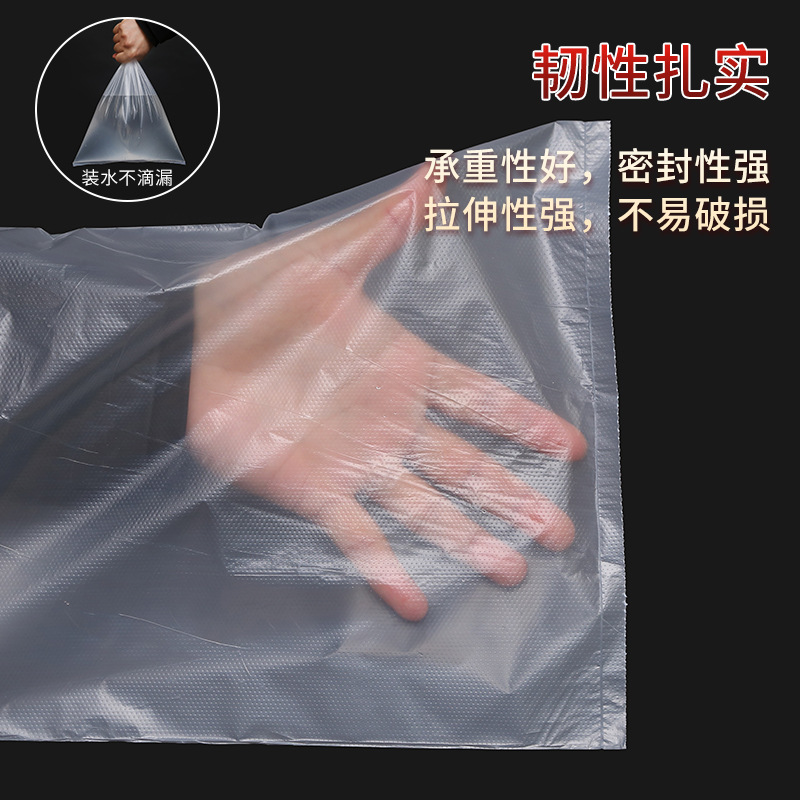 Shopping mall and supermarket continuous roll bags wholesale household refrigerator food and fruit preservation bags thickened and slightly broken hand-tear plastic bags Application Scenario