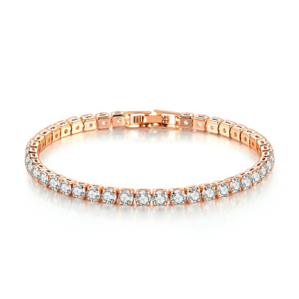 Ha Ha Zircon bracelet, zircon ankle bracelet, simple bracelet gift, live-streaming supply, hiphop trendy brand accessories Item Picture
